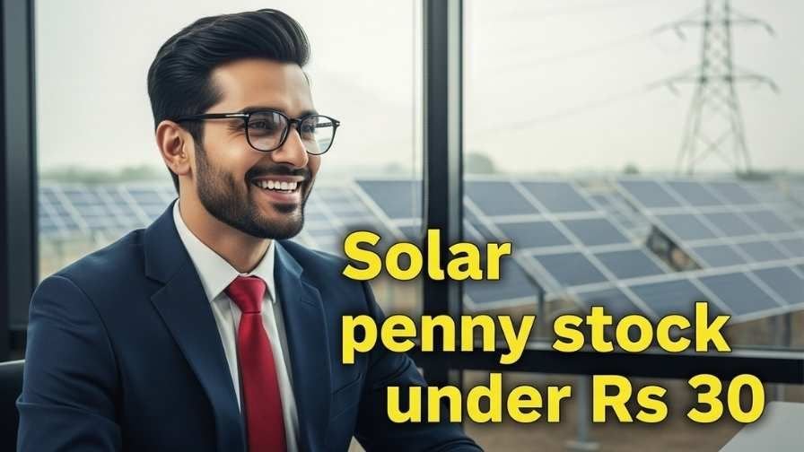 30Rs Solar Penny Stock Got 1.1Cr New Order